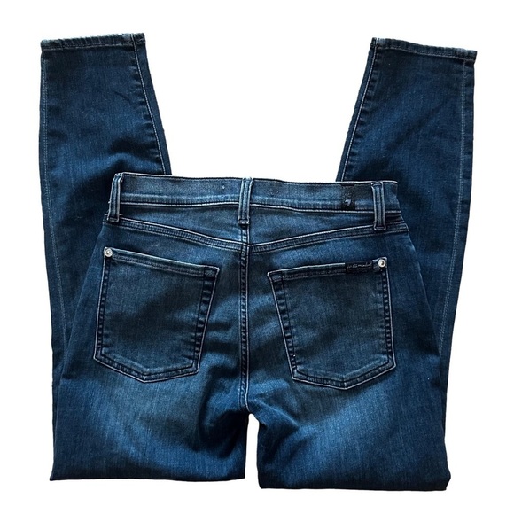 7️⃣ SEVEN FOR ALL MANKIND 🔥 WOMEN’S B(air) Mid-Rise Ankle Skinny Jeans - Sz 27 - Picture 6 of 16